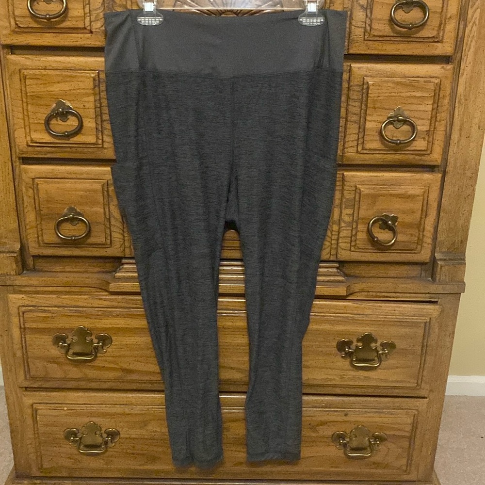 Sonoma Exercise Legging Heather Gray Size Large